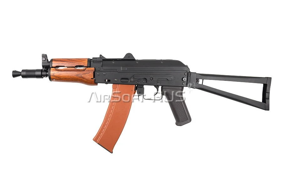 Автомат Cyma АКС-74У, с деревянным цевьём (CM045A)