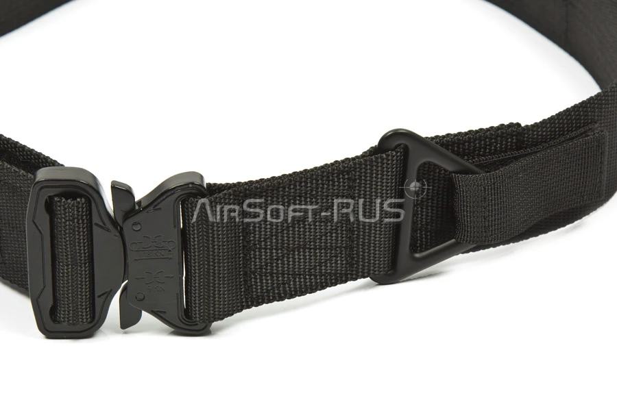 Ремень пистолетный WoSporT riggers-belt с пряжкой типа Cobra BK (BA-08-BK)
