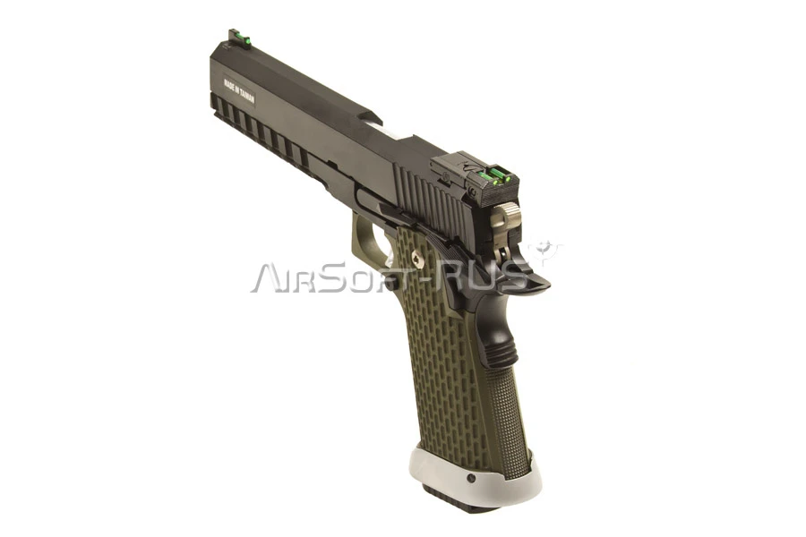 Пистолет KJW Hi-Capa 6' KP-06 Olive GGBB (GP229(GRAY))