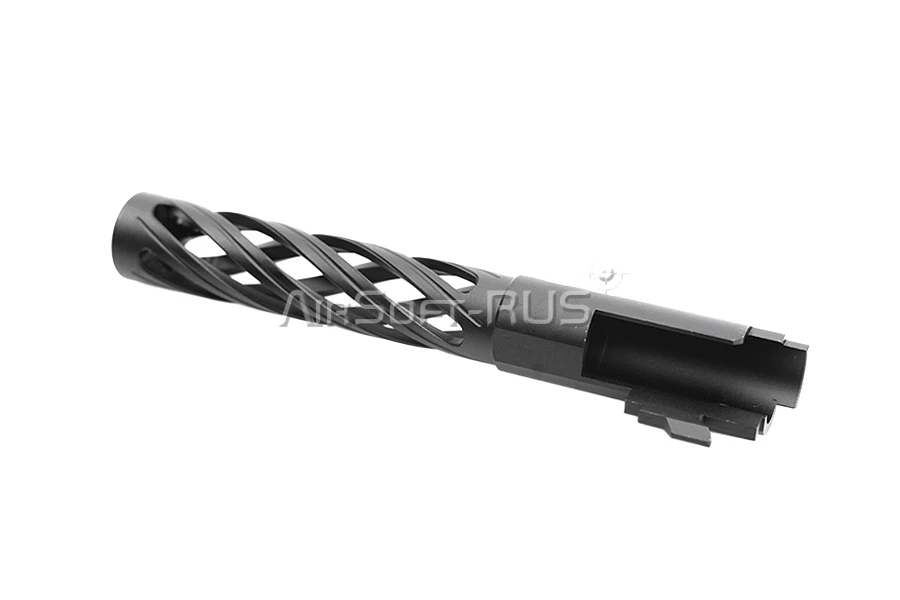 Внешний ствол 5KU для Hi-Capa 5.1 TM с резьбой M11+ BK (GB-557-BK)
