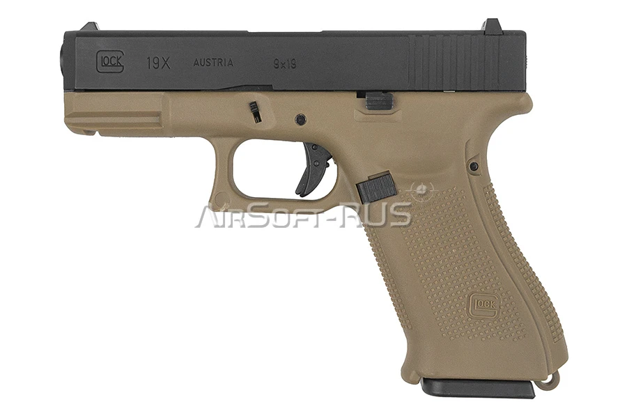 Пистолет East Crane Glock 19X Gen 5 DE/BK (EC-1302-DE/BK)