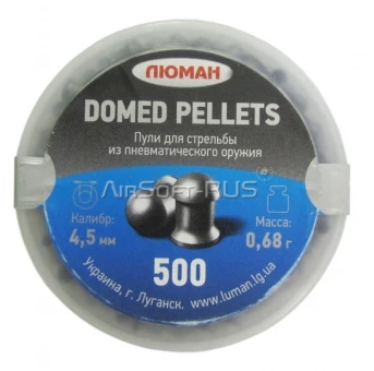Пули пневматические Люман Domed pellets 4,5 мм 0,68 гр 500 шт (AG-AIR-70293)