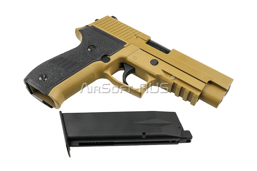 Пистолет WE SigSauer P226 Mk.25 TAN GGBB (GP431(TAN))