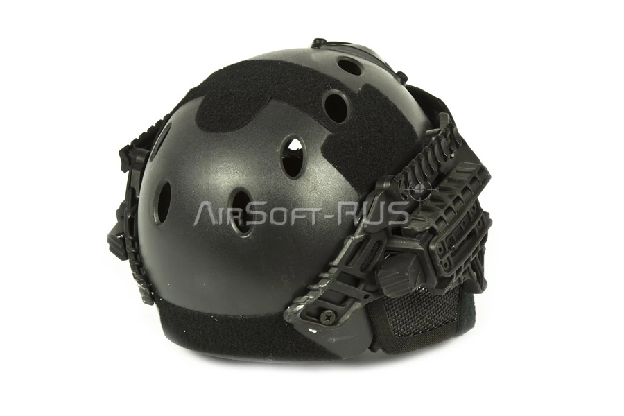 Шлем WoSporT Ops Core Carbon с комплектом защиты лица BK (HL-20-PJ-BK)