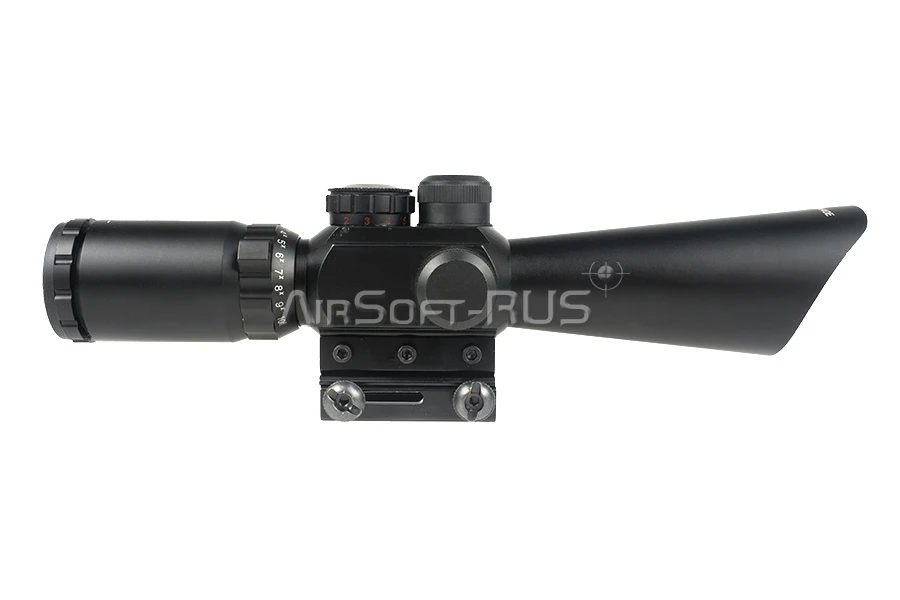 Прицел оптический Marcool M8 LS 3.5-10X40E Rifle Scope с встроенным красным ЛЦУ (HY1153)