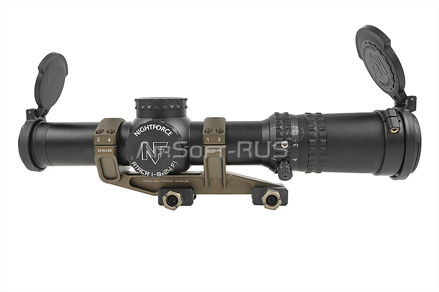 Оптический прицел Evolution Gear ATACR 1-8X24MM FFP Scope Commercial version BK (EVG-887-BK)