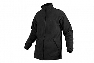 Толстовка флисовая с воротником стойка на молнии Stich Profi BK (SP75188BK)