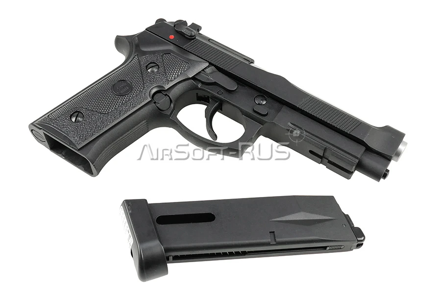 Пистолет KJW Beretta M9A1 Chrome CO2 GBB (CP314 KJW CO2)