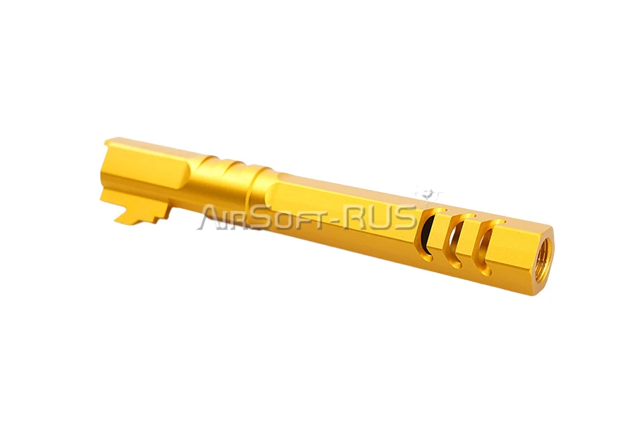 Внешний ствол 5.1 Inch 5KU для Hi-Capa TM с резьбой M11+ GD (GB-548-GD)