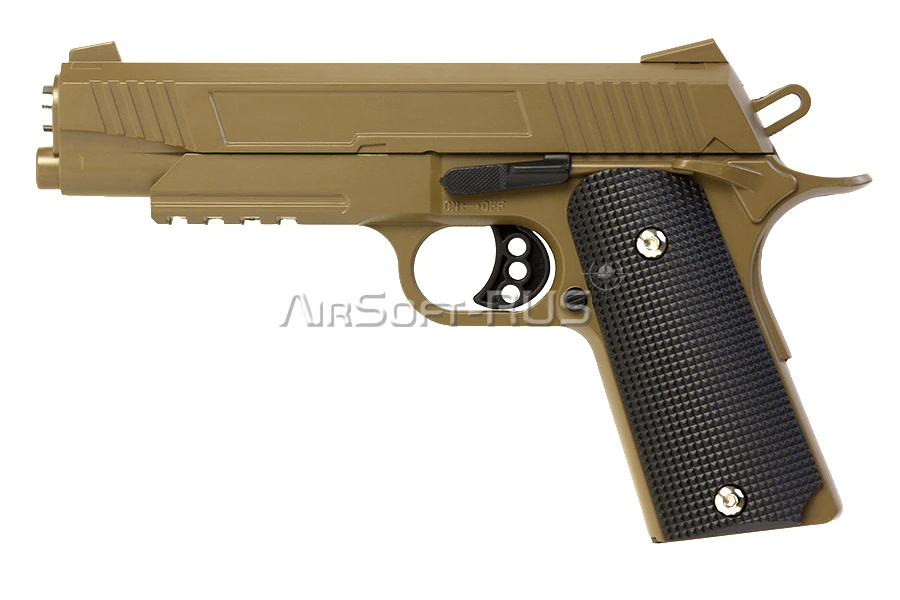 Пистолет Galaxy Colt custom spring Desert (G.38D)