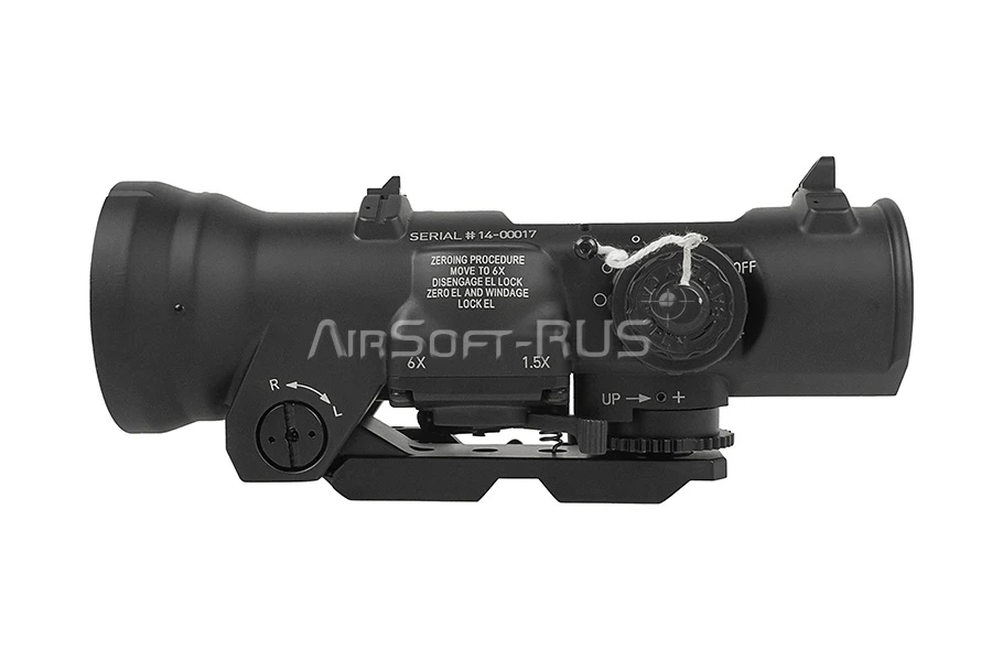 Оптический прицел Evolution Gear Elcan 1.5-6X Scope Mil Spec Ver BK (LE-02-BK)