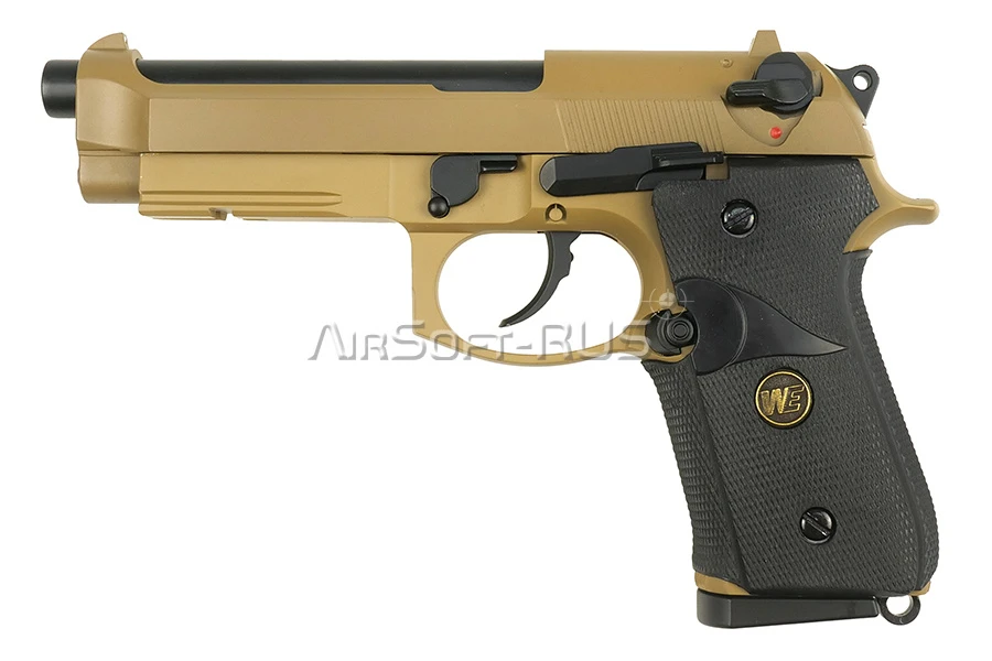 Пистолет WE Beretta M9A1 TAN CO2 GBB (CP321(TAN))