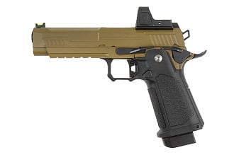 Пистолет Arcturus Hi-Capa 5" Vanguard  w/Optics Ready Slide & ARS-1 BLK-TAN (AT-GHC-V5-CMB-BT)