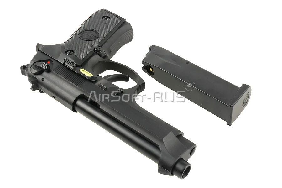 Пистолет WE Beretta M92 CO2 GBB (CP301)