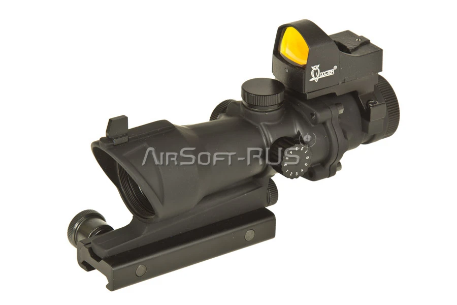 Прицел оптический Marcool ACOG TA01 4X32 Scope with Docter Red Dot (HY9077)