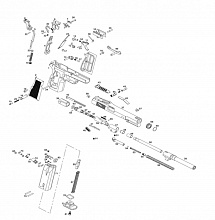 Шток боевого клапана WE Browning Hi-Power M1935 GGBB (GP424-73)