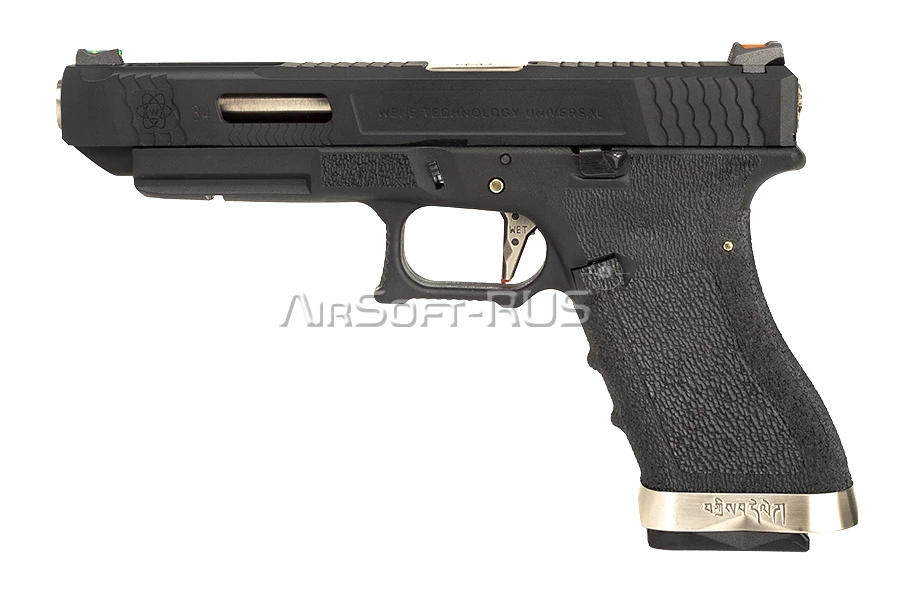 Пистолет WE Glock 34 Custom BK (GP660-34-BS)