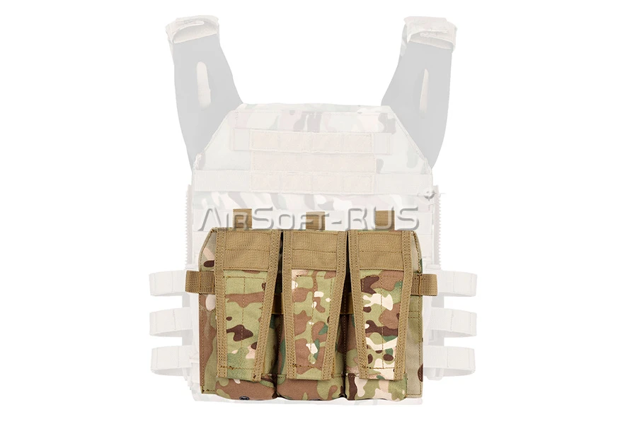 Передняя панель WoSporT с тройным подсумком JPC vest 2.0 MC (VE-63-ACC-04-CP)