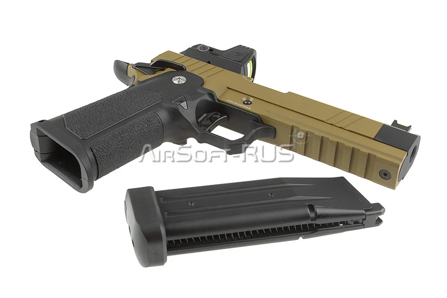 Пистолет Arcturus Hi-Capa 4.3 DG  Compensator/ARS-1 BK-TN (AT-GHC-T4C-CMB-BT)
