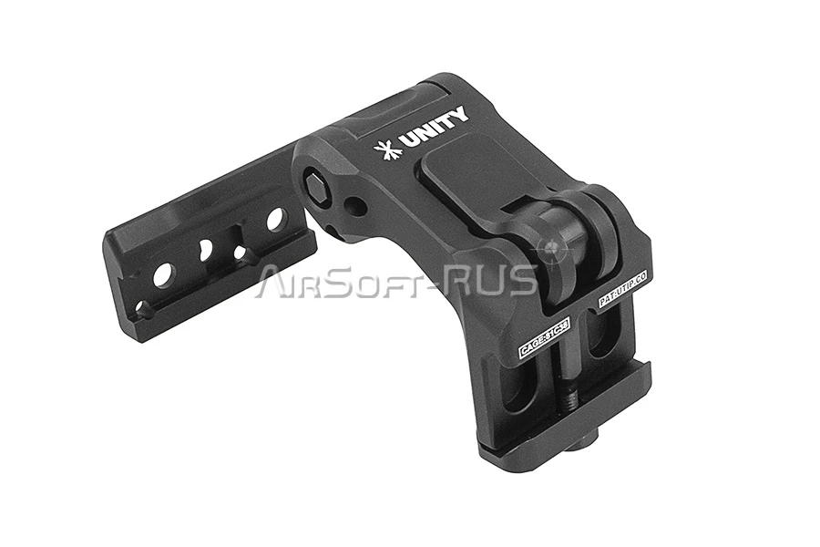 Складное крепление Evolution Gear для магнифера G33/G43/Holosun BK (EVG-1003-BK)