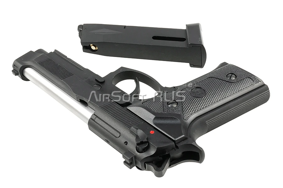 Пистолет KJW Beretta M9A1 Chrome CO2 GBB (CP314 KJW CO2)