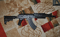 Автомат Калашникова АК-104 с прикладом М-серии