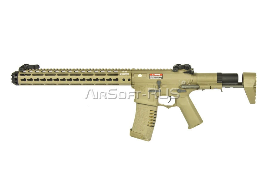 Карабин Ares M4 Amoeba Octarms key-mod rail DE (AM-016-DE)