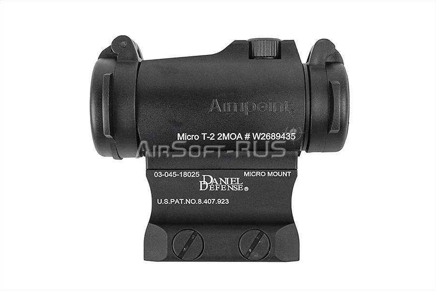 Коллиматорный прицел Evolution Gear T2 Sight W DANIEL Tactical Ver 2022 BK (EVG-856-BK)