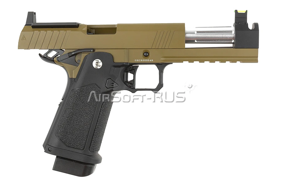 Пистолет Arcturus Hi-Capa 4.3 DG Tempest W/Optics Ready Slide/Compensator BK-TAN (AT-GHC-T4C-OR-BT)