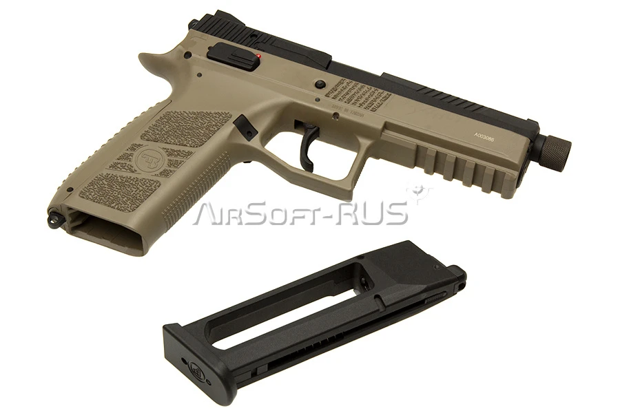 Пистолет KJW CZ P09 TAN CO2 GBB (DC-CP436TB(TAN)) [2]