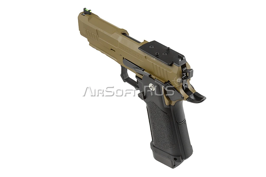 Пистолет Arcturus Hi-Capa 4.3" Vanguard  w/Optics Ready Slide BLK-TAN (AT-GHC-V4-OR-BT)