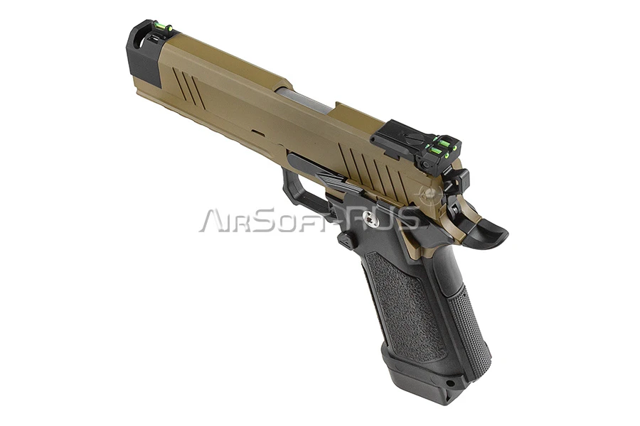 Пистолет Arcturus Hi-Capa 4.3" DG Tempest  W/Compensator BLK-TAN (AT-GHC-T4C-BT)