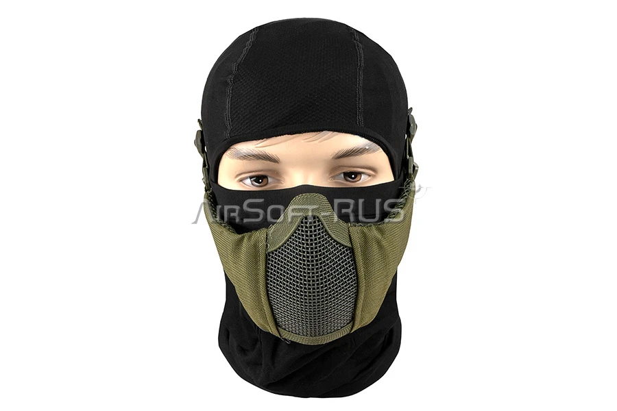 Маска защитная WoSporT WST Steel OD (MA-42-S-RG)
