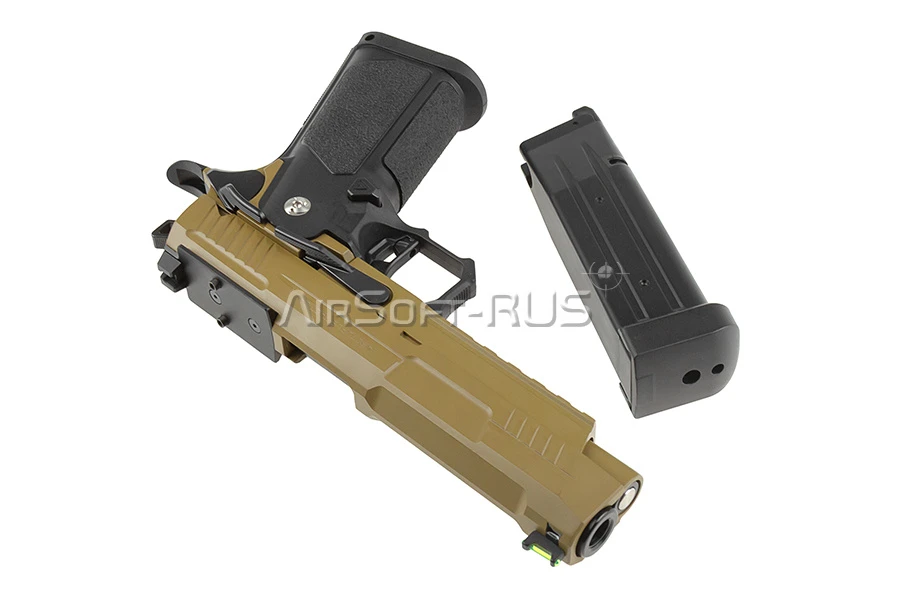 Пистолет Arcturus Hi-Capa 5" Vanguard  w/Optics Ready Slide BLK-TAN (AT-GHC-V5-OR-BT)