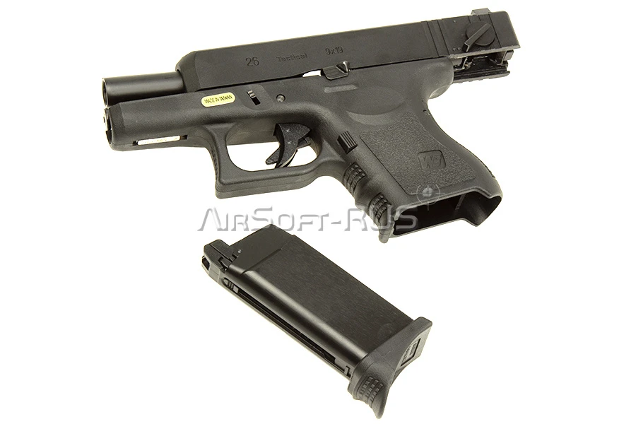 Пистолет WE Glock 26 Gen.3 GGBB (GP622)