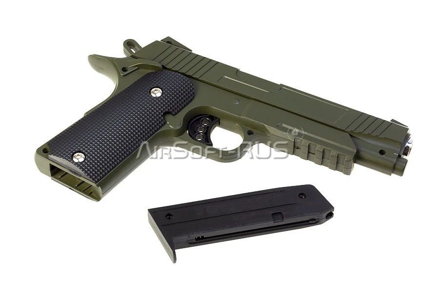 Пистолет Galaxy Colt custom spring Green (G.38G)