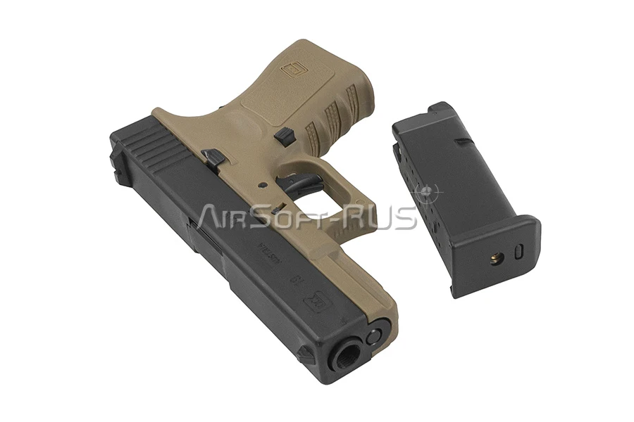 Пистолет East Crane Glock 19 Gen 3 DE/BK (EC-1301-DE/BK)