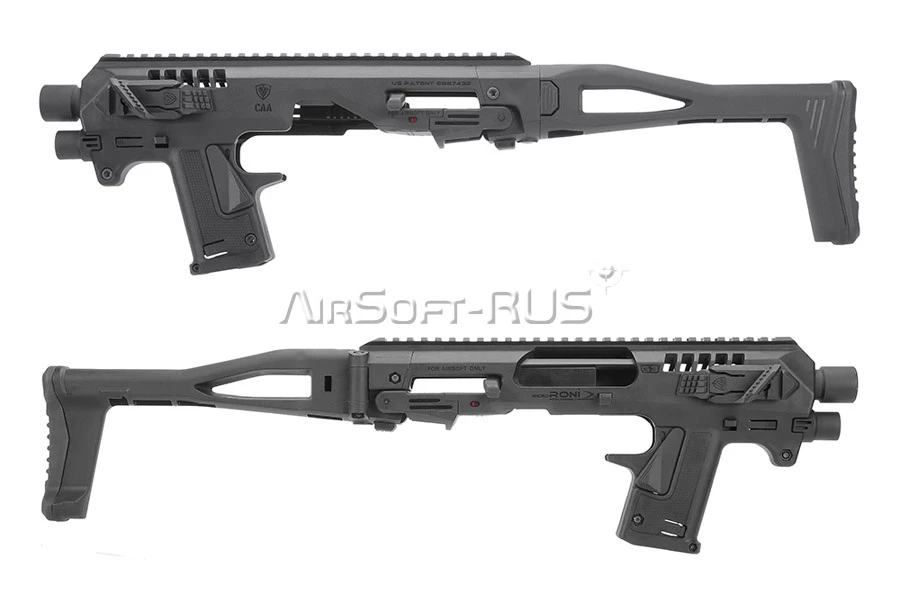Карабин-кит CAA Airsoft Micro Roni для пистолета Glock (CAD-SK-08-BK)
