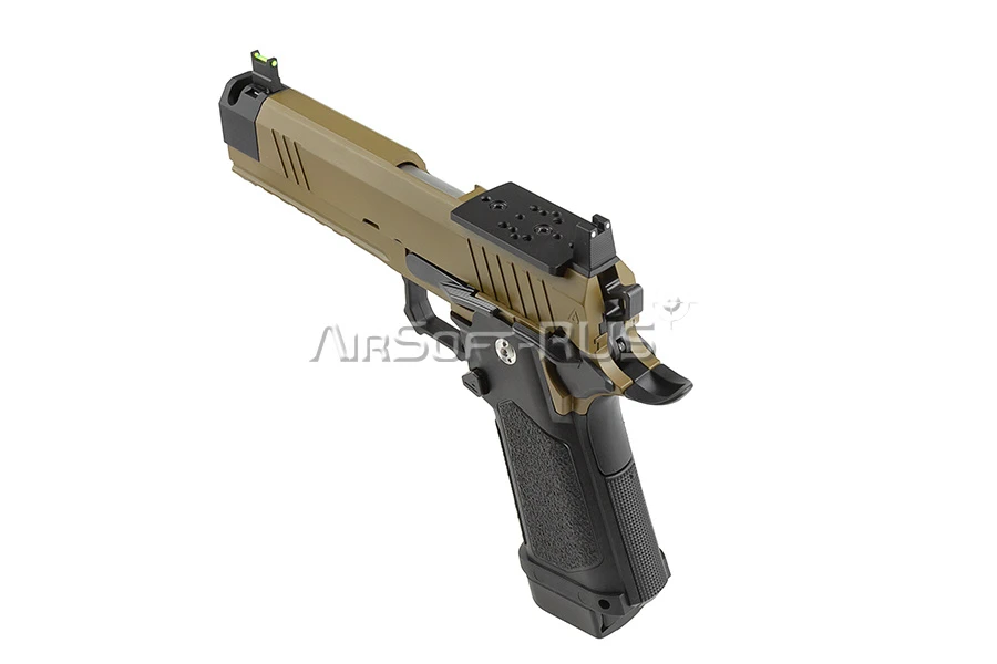 Пистолет Arcturus Hi-Capa 4.3 DG Tempest W/Optics Ready Slide/Compensator BK-TAN (AT-GHC-T4C-OR-BT)