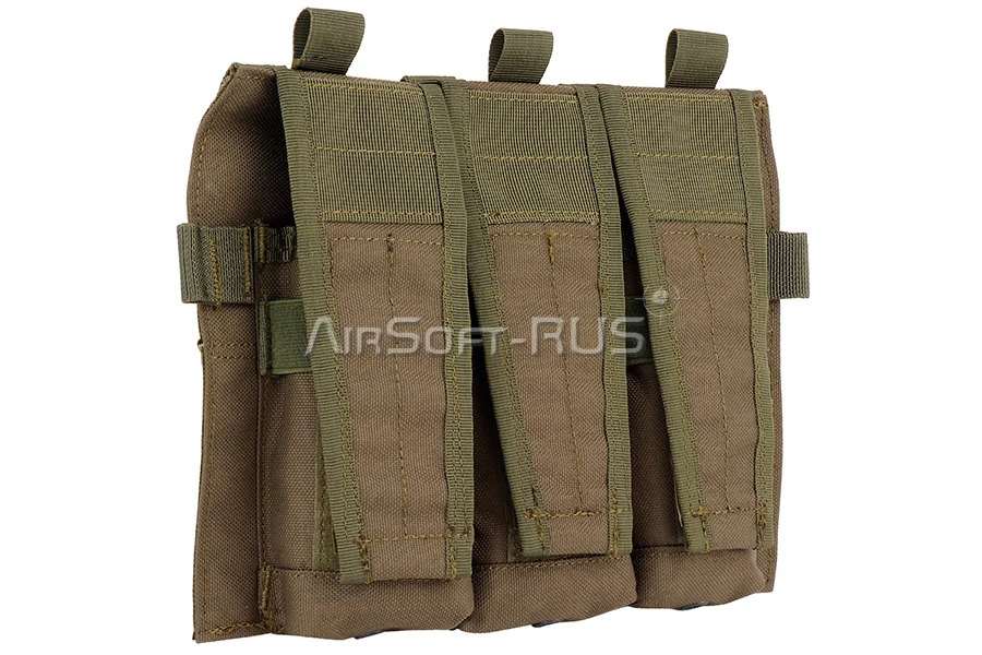 Передняя панель WoSporT с тройным подсумком JPC vest 2.0 OD (VE-63-ACC-04-OD)