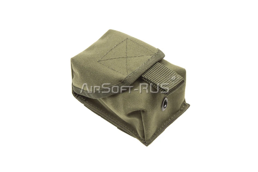 Подсумок ASR гранатный одинарный с липучкой OD (ASR-HG2-OD)