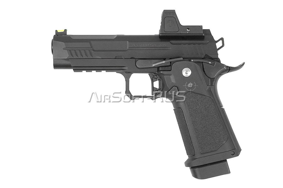 Пистолет Arcturus Hi-Capa 4.3 Vanguard W/Optics Ready Slide & ARS-1 GBB (AT-GHC-V4-CMB)