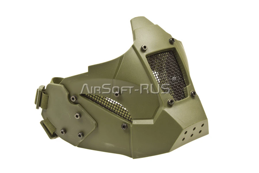 Маска защитная WoSporT Iron Warrior пластиковая OD (MA-95-OD)