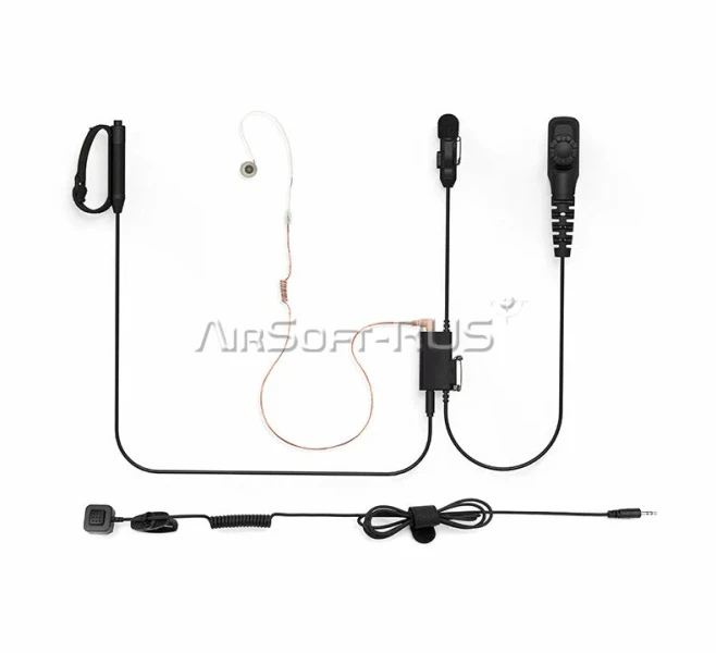 Гарнитура скрытого ношения EARMOR P20 с разъемом KENWOOD Левая (P20-L KENWOOD)