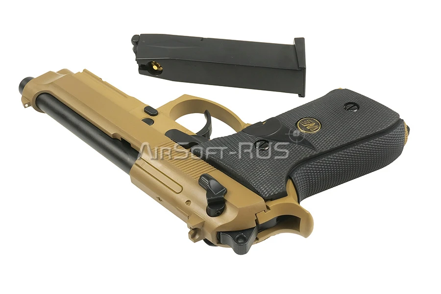Пистолет WE Beretta M9A1 TAN CO2 GBB (DC-CP321(TAN)) [2]