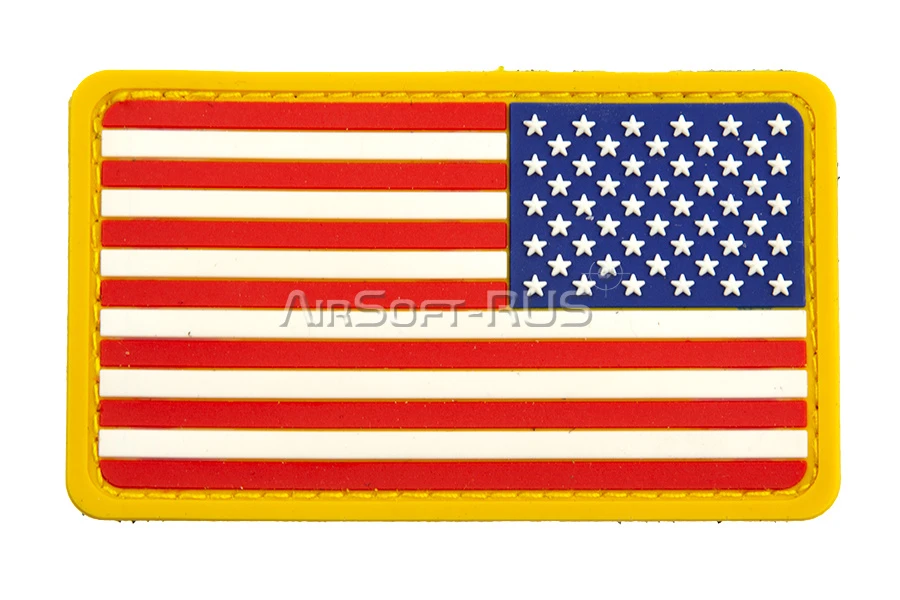 Патч TeamZlo "Флаг США ПВХ правый" (TZ0105R)
