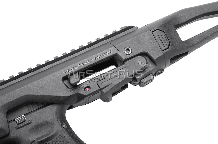 Карабин-кит CAA Airsoft Micro Roni для пистолета Glock (CAD-SK-08-BK)