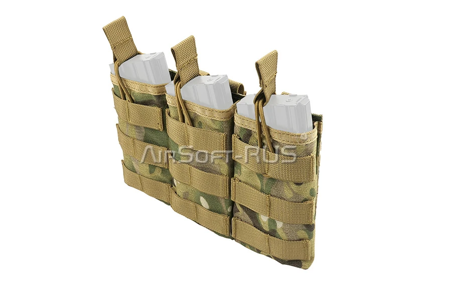 Подсумок WoSporT магазинный открытый тройной MC (MG-13-CP)