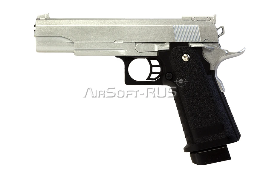 Пистолет Galaxy Colt Hi-Capa Silver spring (G.6S)