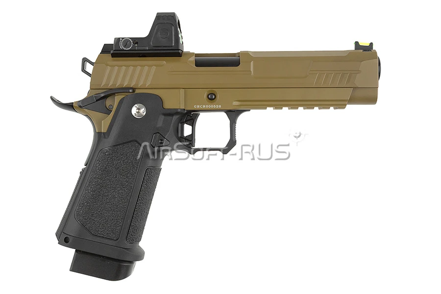 Пистолет Arcturus Hi-Capa 5" Vanguard  w/Optics Ready Slide & ARS-1 BLK-TAN (AT-GHC-V5-CMB-BT)